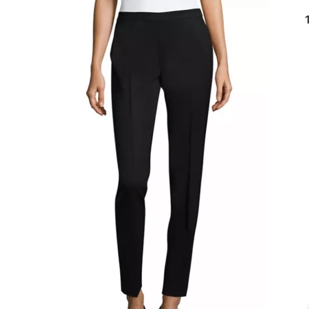 Lafayette 148 Bleecker Coffee Melange Pants Sz 12